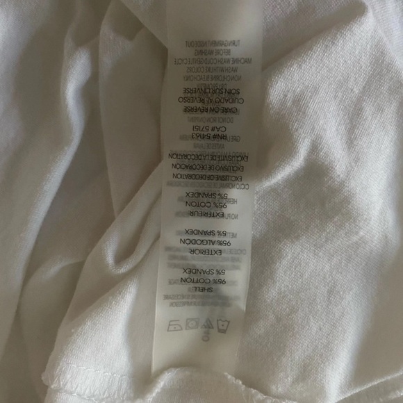 Calvin Klein T-Shirt Dress Rainbow Paint Logo Pockets Cinched Size L - 90’s Vibe - Picture 4 of 6